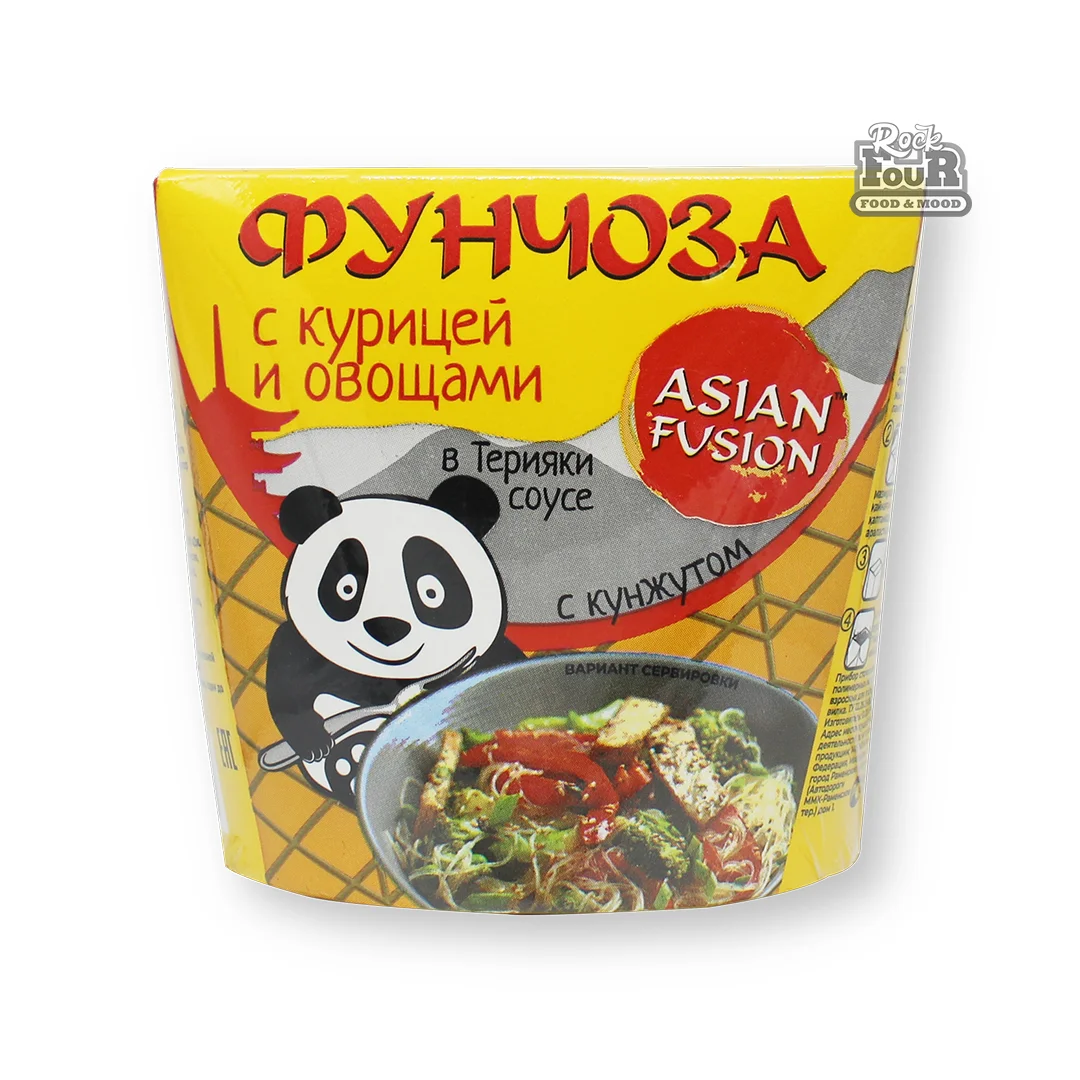 Funchoza "Asian Fusion" with chicken and vegetables 68g